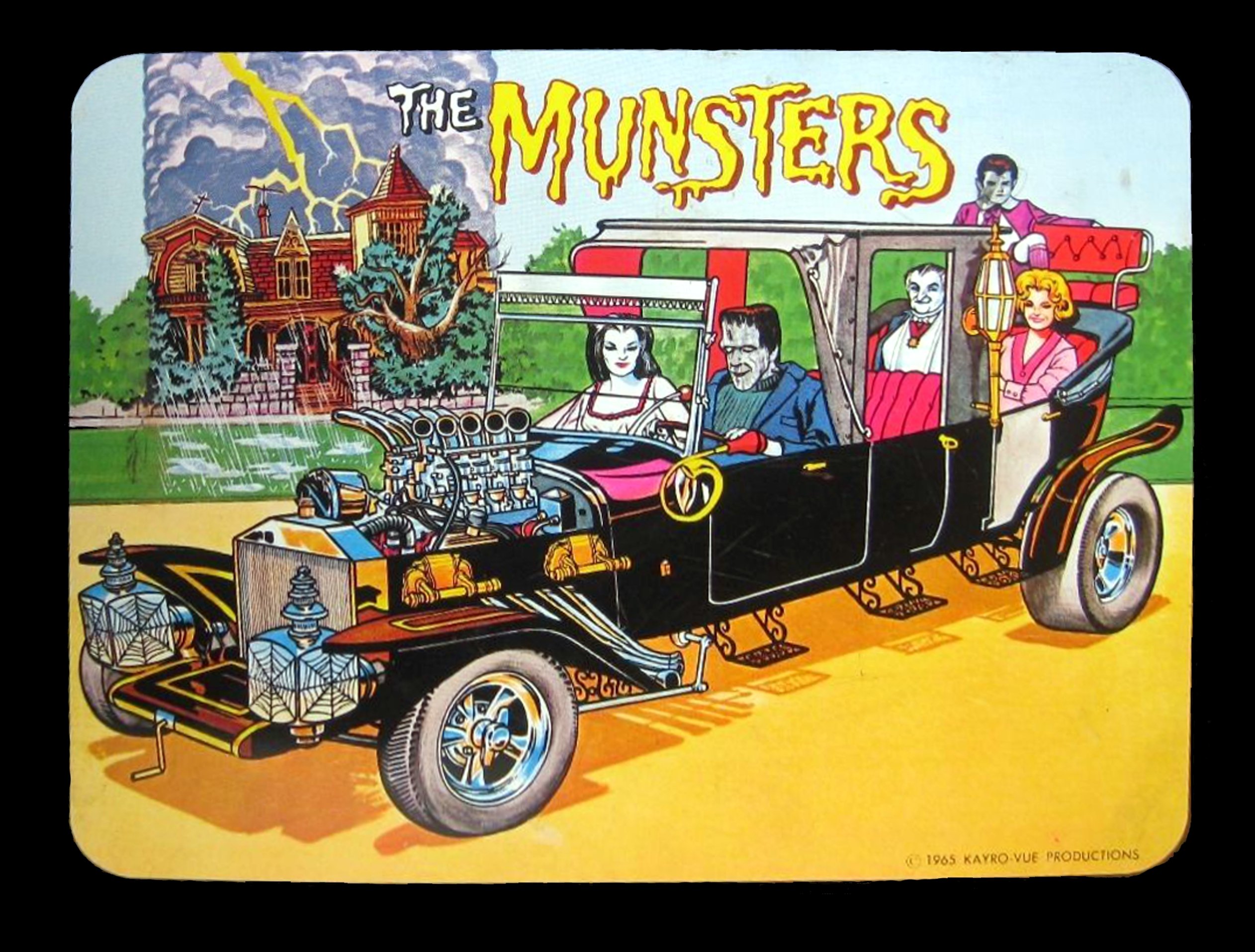 Amazon.com: The Munsters Lunchbox Vintage Art 2